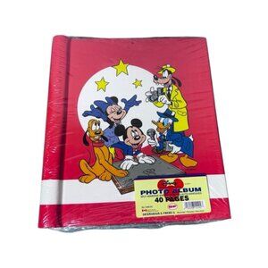 Vintage 90s Disney Hardcover Self Adhesive Photo Album New Sealed Deadstock
